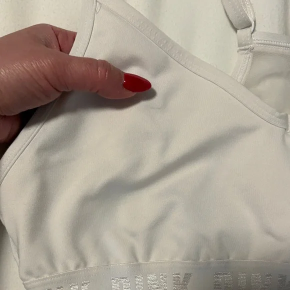 PINK Victoria's Secret Sports Bras - Dark Green and White Size- Medium - Picture 3 of 11